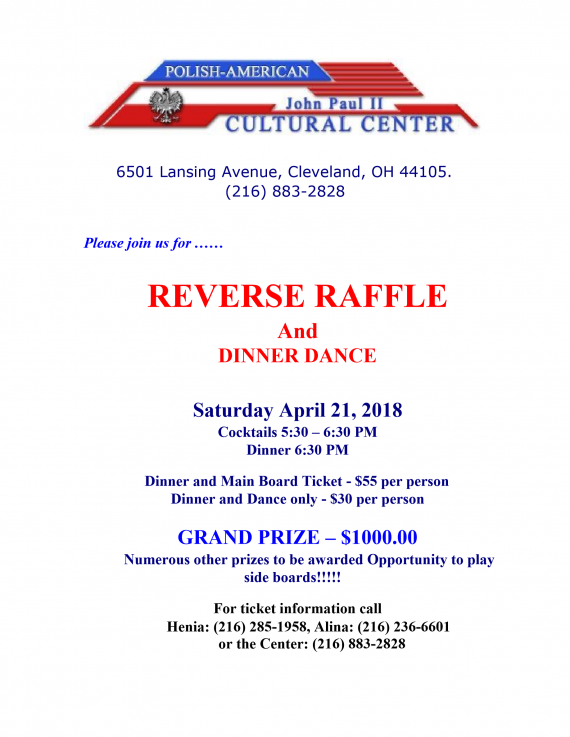 PACC Reverse Raffle 2018